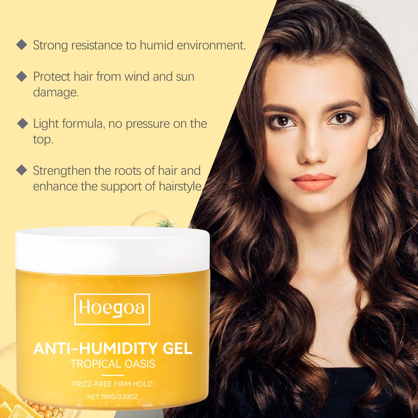 Hoegoa Hair Styling Spray for Natural Curls and Shine