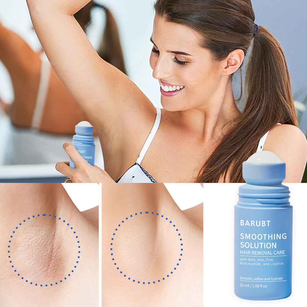 Hair Removal Soothing Serum Moisturizing, Gentle Repair