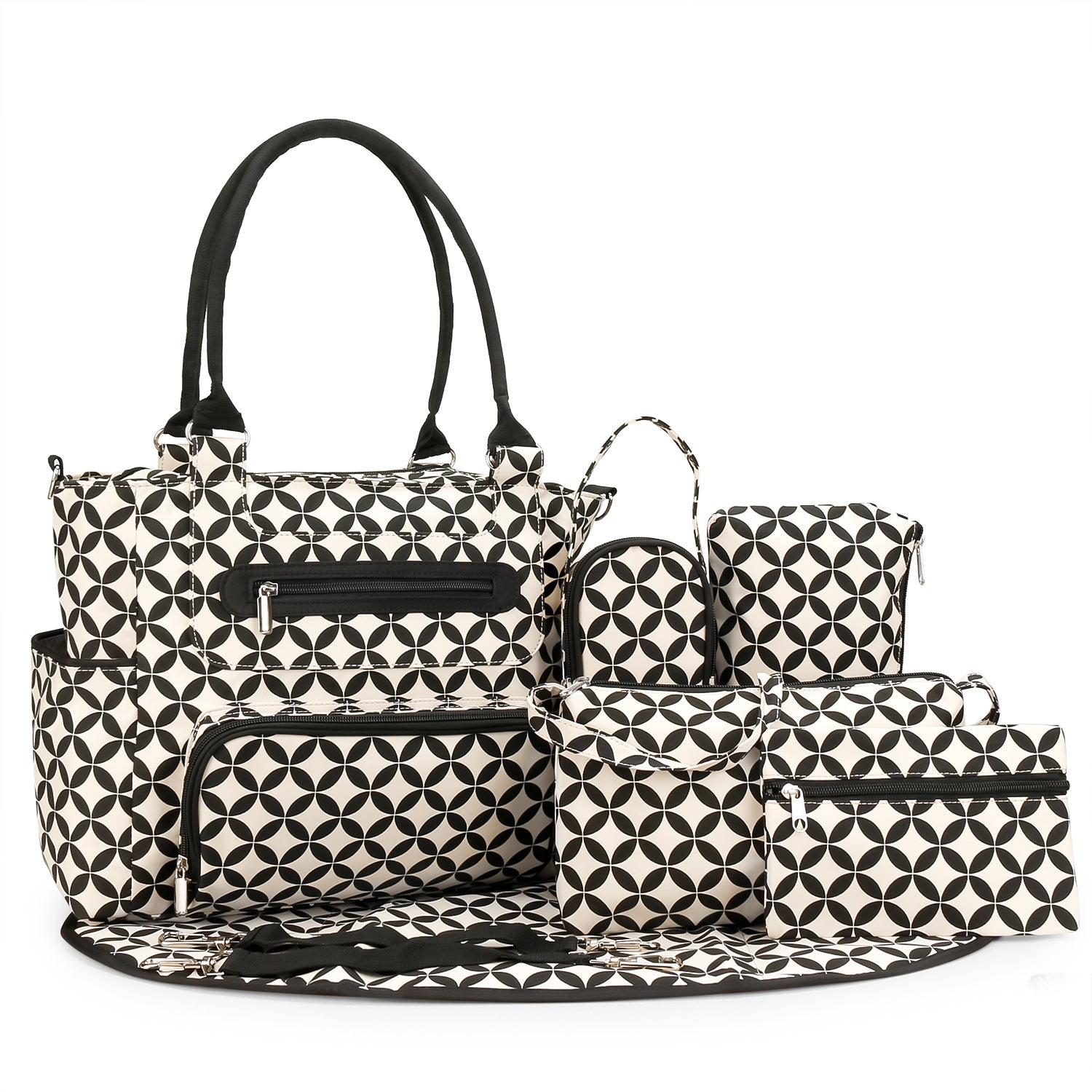 Multifunctional Large Capacity Diaper Bag with Accessories