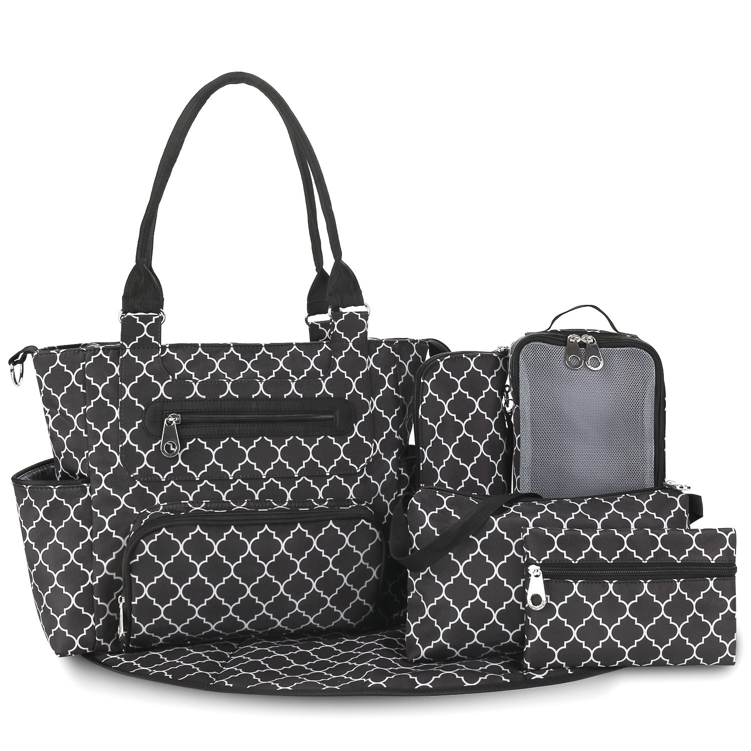 Multifunctional Large Capacity Diaper Bag with Accessories