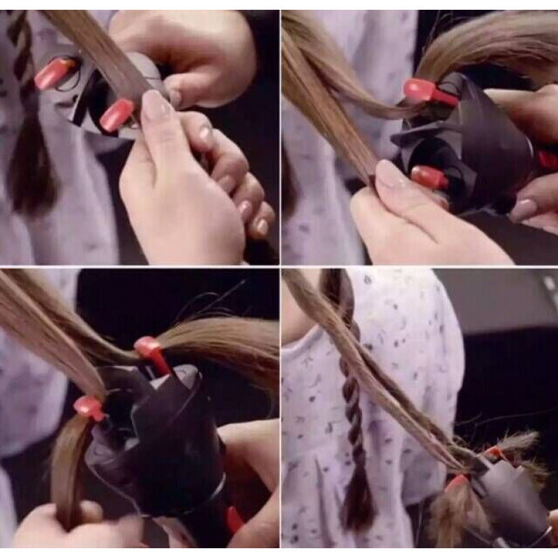 Automatic Hair Braiding Tool with Two-Speed Settings