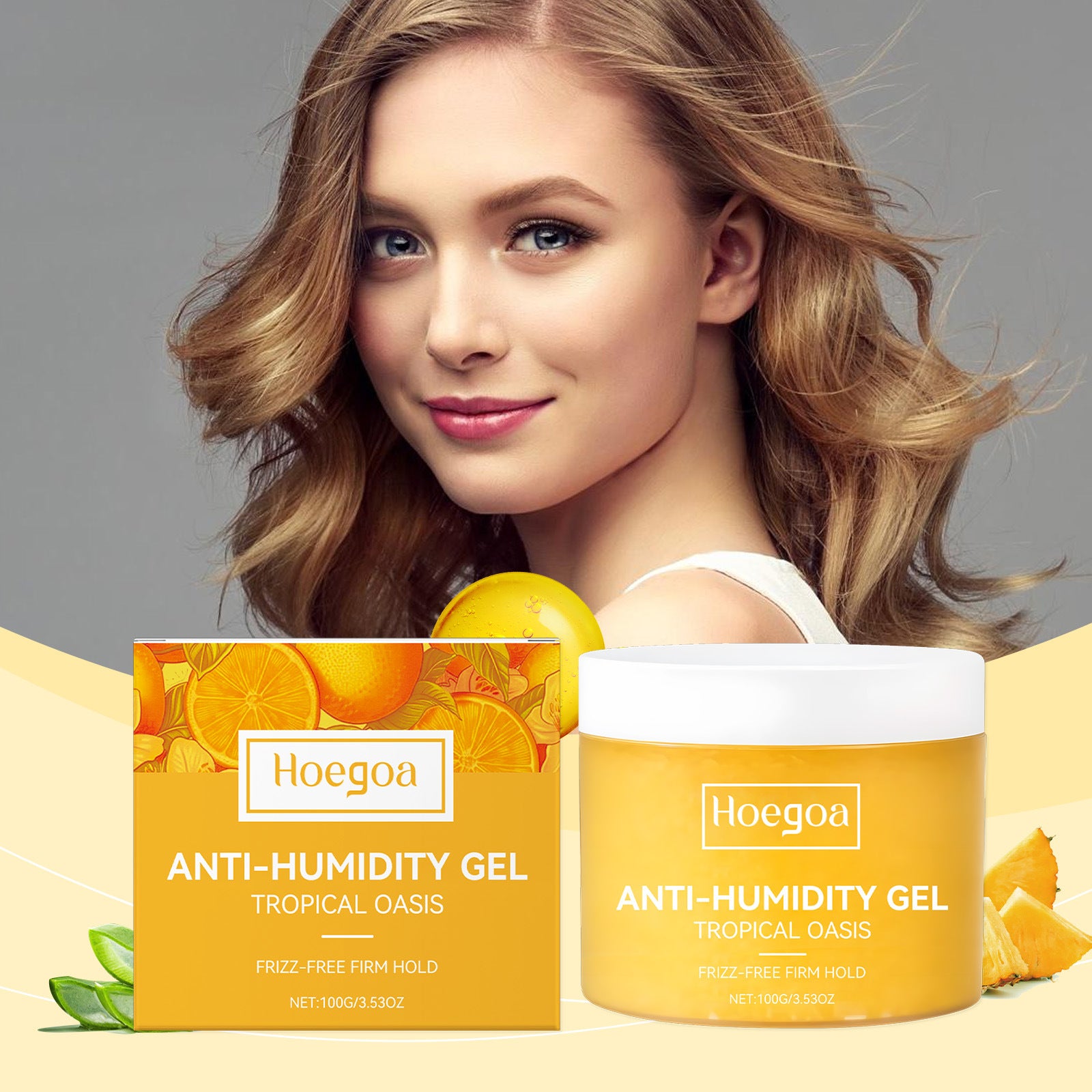 Hoegoa Hair Styling Spray for Natural Curls and Shine